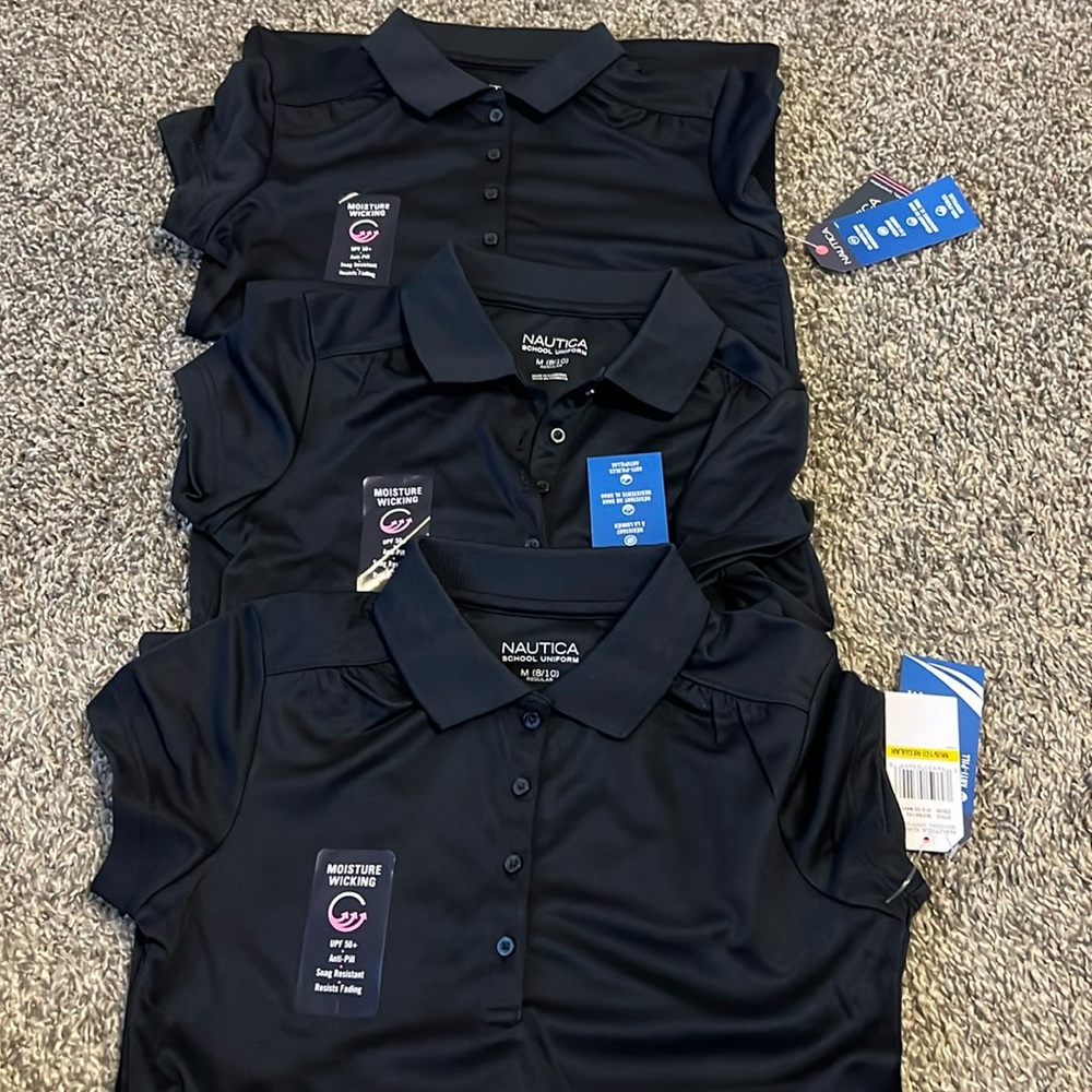 Girl Nautica Uniform Polo Bundle